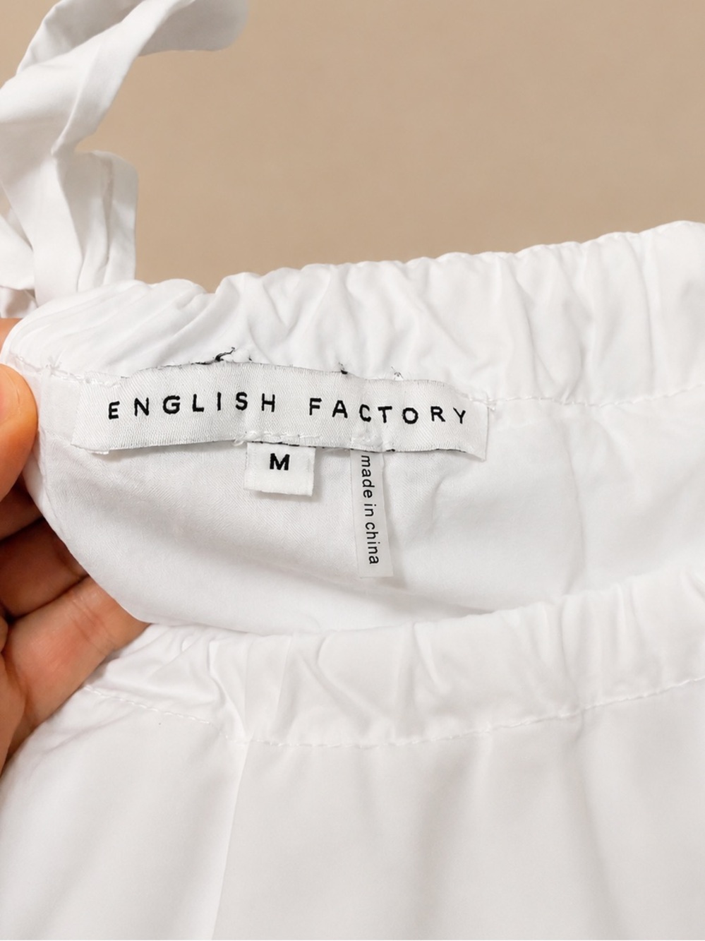 English Factory White Women's Dress
